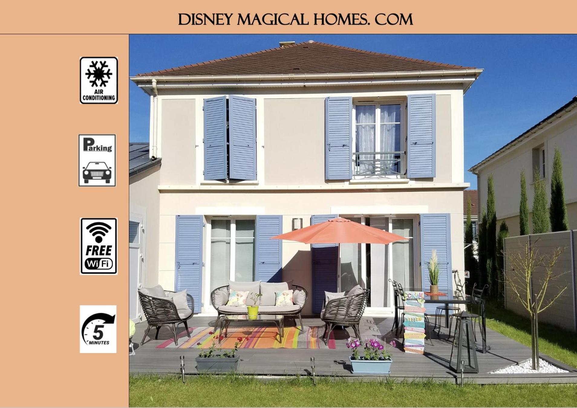 Air-Conditionned Villa, 5 Min To The Park - Disney Magical Homes, Paris Мани льо Онгр Екстериор снимка